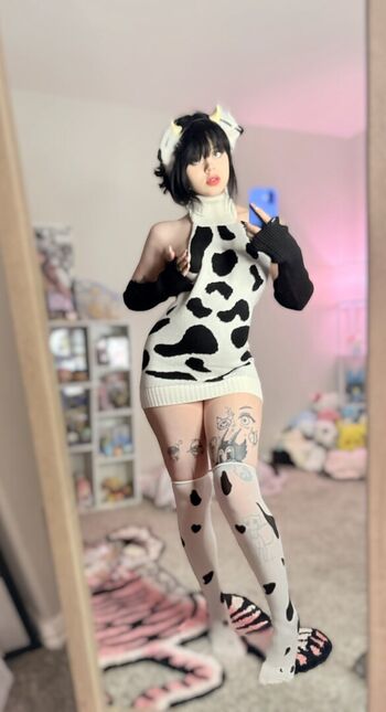 Full leaked Cow maid cow bikini cosplay private onlyfans photo