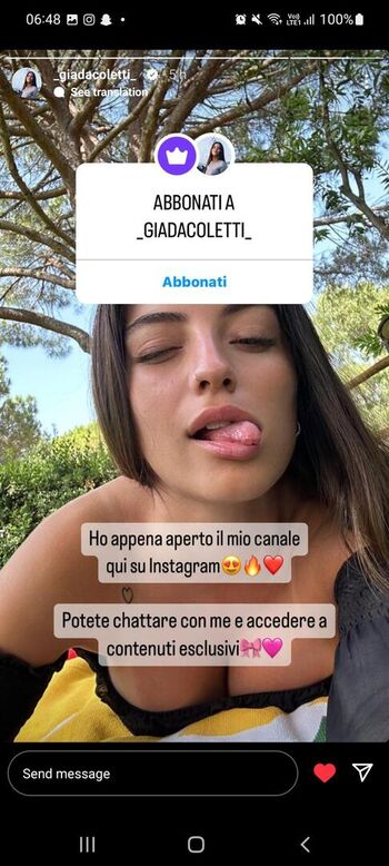 Full leaked Giada coletti private onlyfans photo