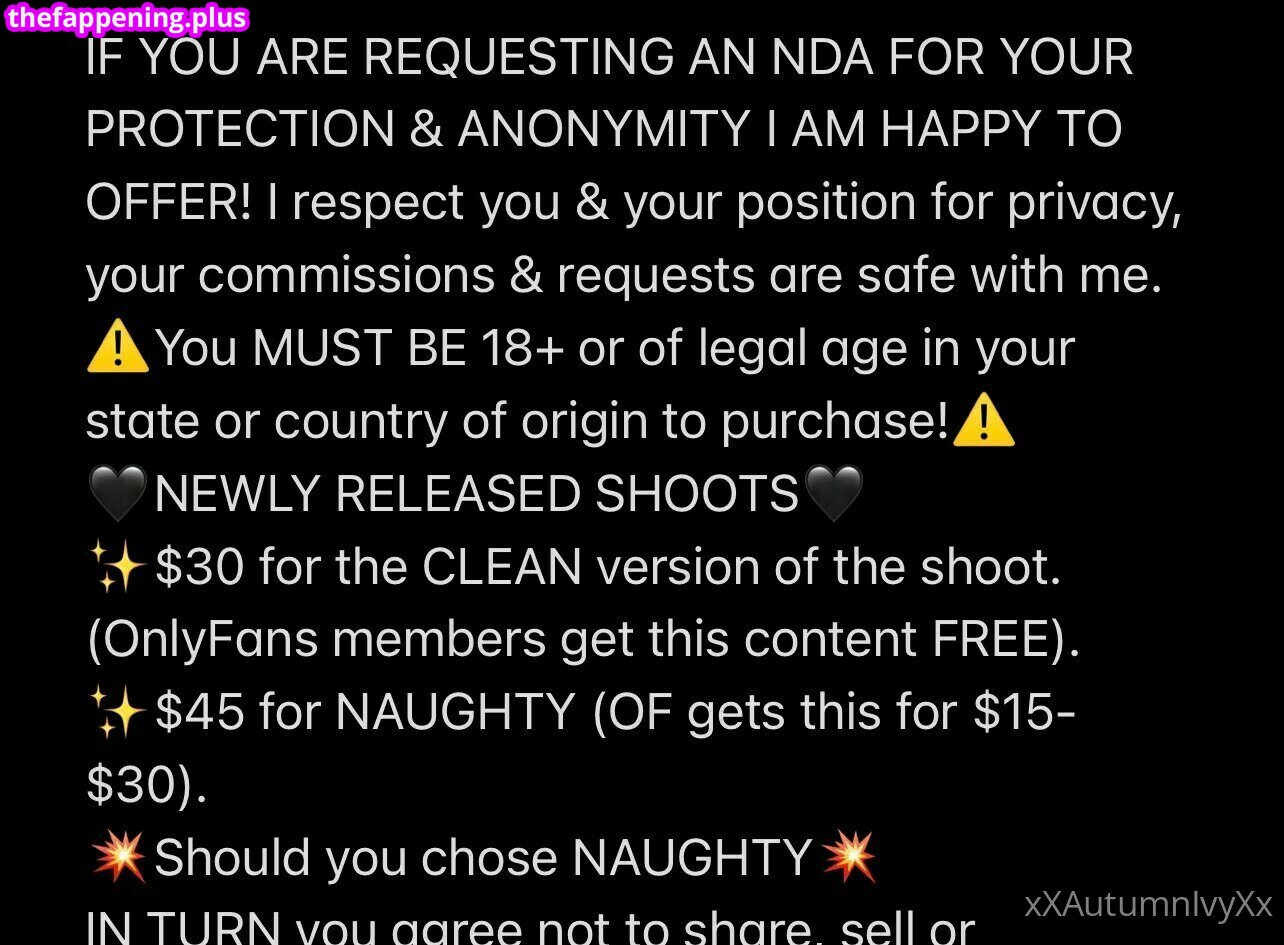 xxautumnivyxx Meztelen OnlyFans Fotó #29